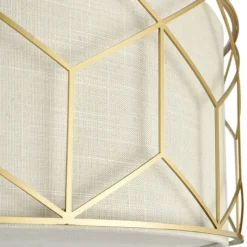 Deckenleuchten|Flurlampen*Maytoni Deckenleuchte Metall Stoff E27 D: 57 cm rund Modern