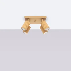 Wohnzimmerlampen|Metall Lampen*Sollux Deckenleuchte Modern 4-flammig GU10 B: 25 cm klein schwenkbar