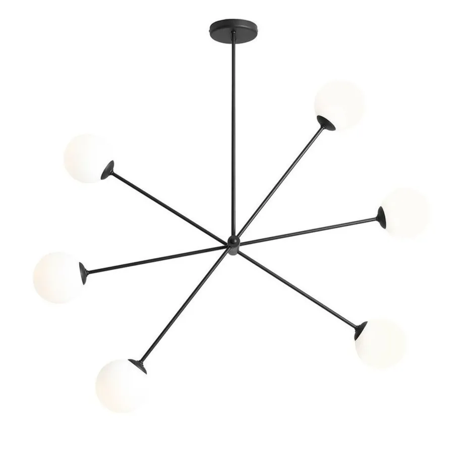 Deckenleuchten|Badezimmer Lampe*ALDEX Deckenleuchte Modern Glas Metall L:108 cm E14 gemütlich