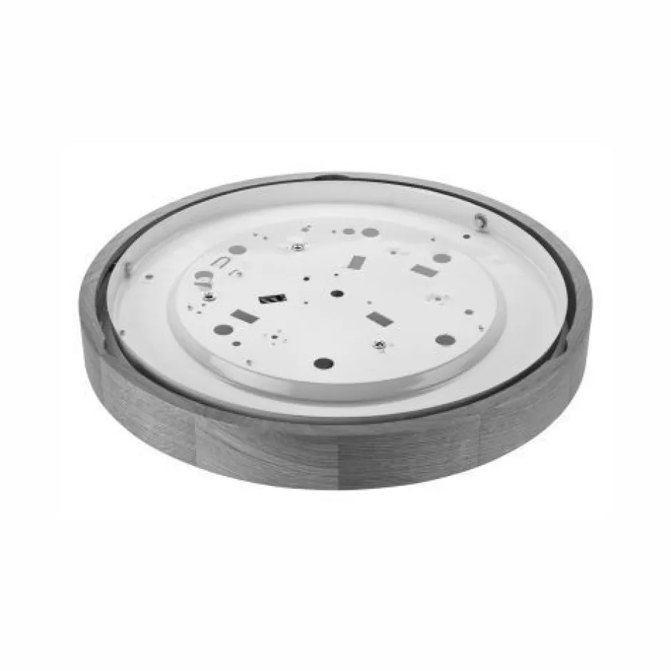 Lamkur Deckenleuchte Modern Wohnzimmer Holz rustikal rund< Deckenleuchten|Flurlampen