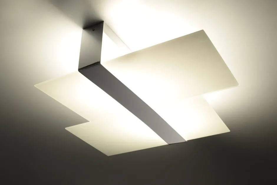 Sollux Deckenleuchte NADIA in Chrom 2-flmg< Deckenleuchten|Flurlampen