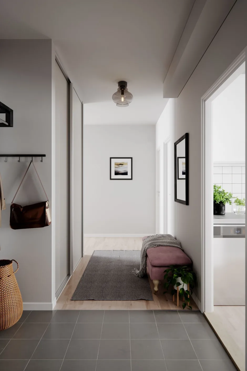 Deckenleuchten|Wohnzimmerlampen*By Rydéns Deckenleuchte Rauchglas Metall 30 cm breit E27 klein