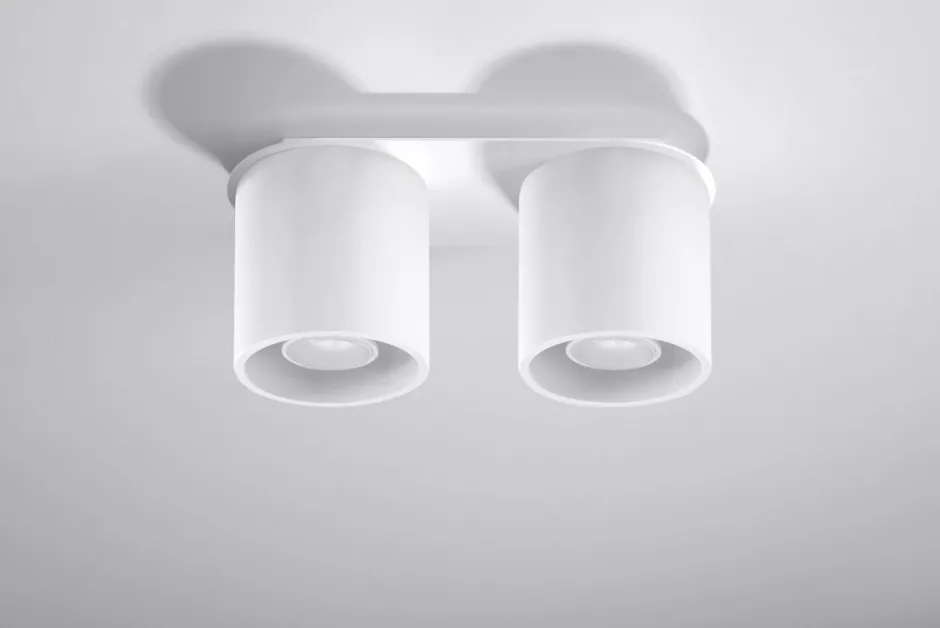 Sollux Deckenleuchte RODA in Weiß 2-flmg< Deckenleuchten|Flurlampen