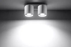 Sollux Deckenleuchte RODA in Weiß 2-flmg< Deckenleuchten|Flurlampen