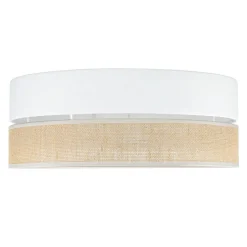 Deckenleuchten|Flurlampen*TK Lighting Deckenleuchte rund Ø 45 cm Boho Style 3x E27 Stoff Jute