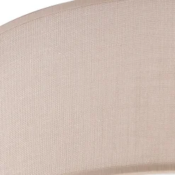 Lamkur Deckenleuchte rund Ø 35 cm Stoff Modern Beige blendarm E27< Deckenleuchten|Flurlampen