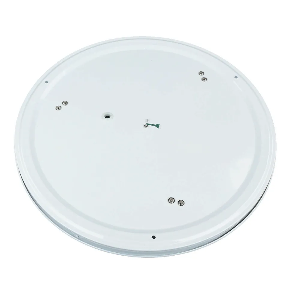 Searchlight Deckenleuchte rund Ø 50cm H: 10cm Rosa Samt Schirm 3x E27< Wohnzimmerlampen|Schlafzimmer Lampen