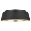 Moderne Lampen|Esszimmer Lampen*Elstead Deckenleuchte rund Ø36,8cm Schwarz Gold 3-flammig E14