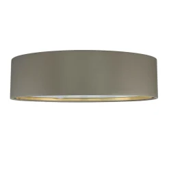 TK Lighting Deckenleuchte rund für 4x E27 Stoff in Beige Gold< Stofflampen|Moderne Lampen