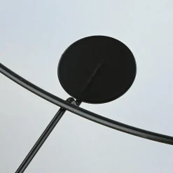 TK Lighting Deckenleuchte rund für 4x E27 Stoff in Beige Gold< Stofflampen|Moderne Lampen