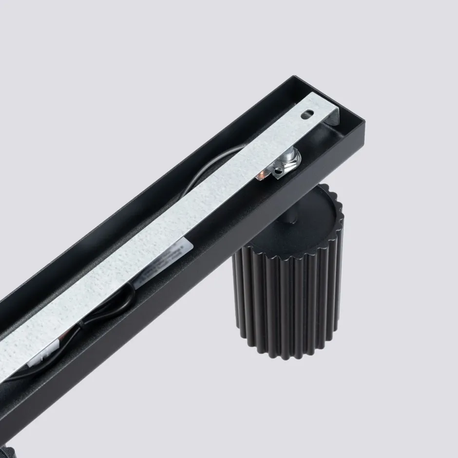 Sollux Deckenleuchte Schwarz 4-flammig GU10 81 cm lang Modern< Flurlampen|Wohnzimmerlampen