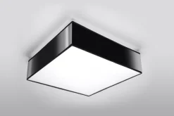 Deckenleuchten|Flurlampen*Sollux Deckenleuchte Schwarz 2-flmg