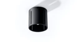 Sollux Deckenleuchte Schwarz klein Ø 10 cm Metall G9 Spot< Spots|Küchenlampen