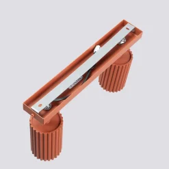 Sollux Deckenleuchte schwenkbar B: 30 cm klein 2-flammig GU10 Rot< Wohnzimmerlampen|Metall Lampen