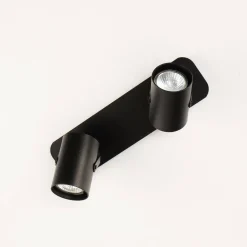 Wohnzimmerlampen|Küchenlampen*Sigma Deckenleuchte Strahler Schwarz verstellbar 2 flmg