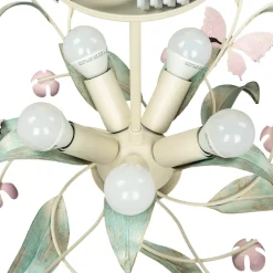 Florale Lampen|Wohnzimmerlampen*Luminex Deckenleuchte SUMMER Ø64cm 5-flmg