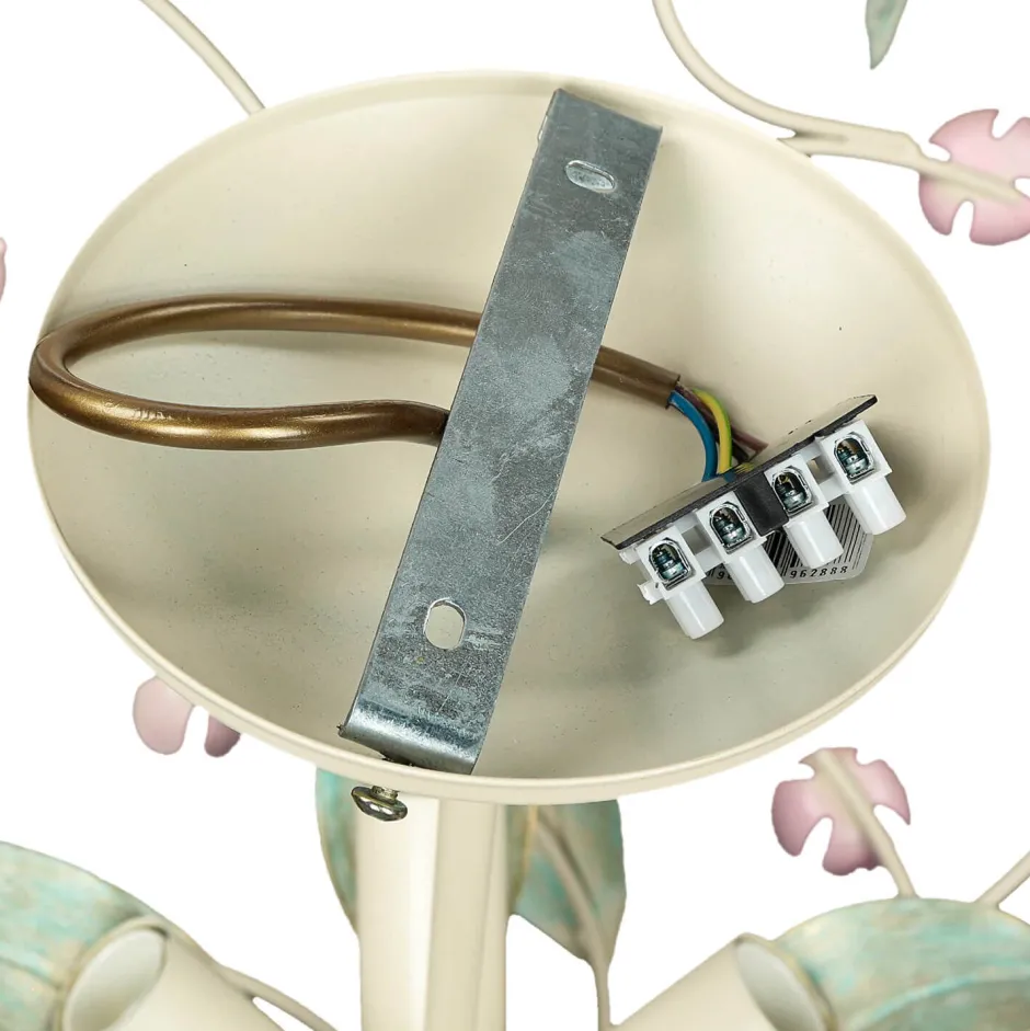 Florale Lampen|Wohnzimmerlampen*Luminex Deckenleuchte SUMMER Ø64cm 5-flmg