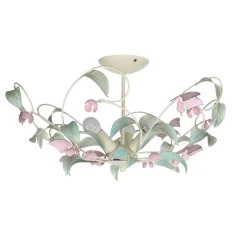 Luminex Deckenleuchte SUMMER Ø64cm 3-flmg< Florale Lampen|Wohnzimmerlampen