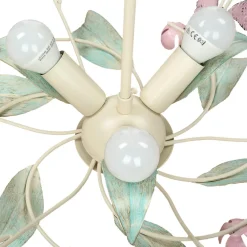 Luminex Deckenleuchte SUMMER Ø64cm 3-flmg< Florale Lampen|Wohnzimmerlampen