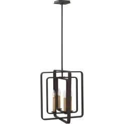 Elstead Deckenleuchte TAKARA Bronze Antik Lampe kürzbar< Deckenleuchten|Designerlampen