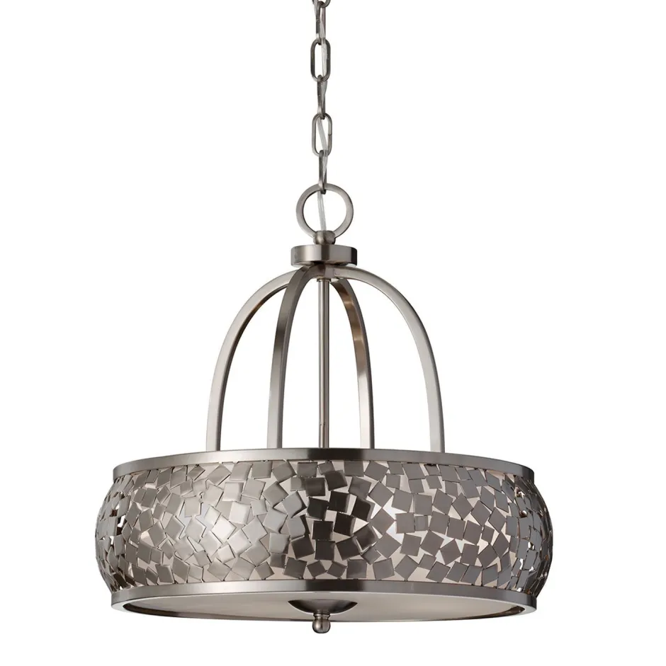 Elstead Deckenleuchte TAKARA 4-flammig Ø49cm Design Lampe< Designerlampen|Glaslampen