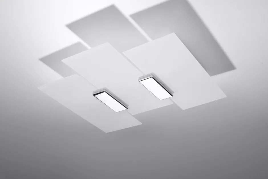 Flurlampen|Bürolampen*Sollux Deckenleuchte VERONICA in Chrom 3-flmg