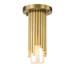 Deckenleuchten|Wohnzimmerlampen*Elstead Deckenleuchte verstellbar Metall Glas Modern H: max. 126,1 cm