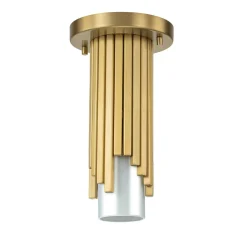 Deckenleuchten|Wohnzimmerlampen*Elstead Deckenleuchte verstellbar Metall Glas Modern H: max. 126,1 cm