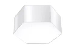 Deckenleuchten|Flurlampen*Sollux Deckenleuchte Weiß 30,5 cm lang für 2x E27 blendarm