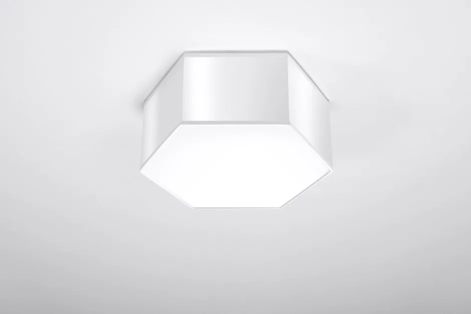 Deckenleuchten|Flurlampen*Sollux Deckenleuchte Weiß 30,5 cm lang für 2x E27 blendarm