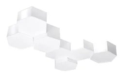 Deckenleuchten|Flurlampen*Sollux Deckenleuchte Weiß 30,5 cm lang für 2x E27 blendarm