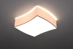 Sollux Deckenleuchte Weiß 39 cm lang blendarm 2x E27 BREEL< Wohnzimmerlampen|Moderne Lampen