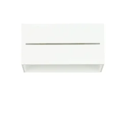 Deckenleuchten|Flurlampen*Sollux Deckenleuchte Weiß Aluminium L:20cm eckig Modern 2x G9