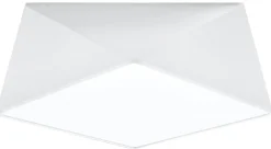 Wohnzimmerlampen|Moderne Lampen*Sollux Deckenleuchte Weiß B:40cm geometrisch E27 Schlafzimmer