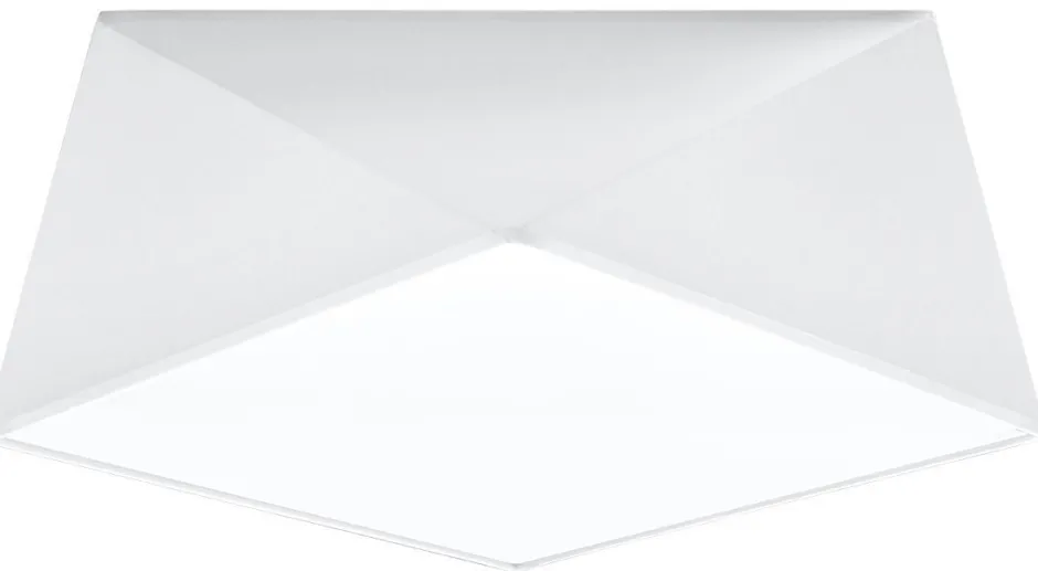 Wohnzimmerlampen|Moderne Lampen*Sollux Deckenleuchte Weiß B:40cm geometrisch E27 Schlafzimmer