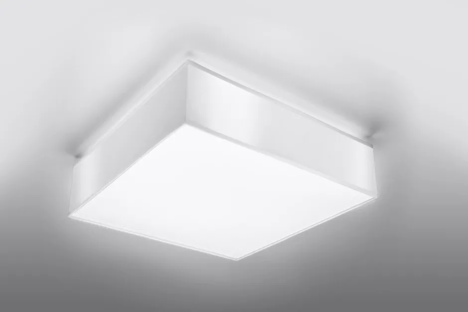 Sollux Deckenleuchte Weiß 2-flmg quadratisch< Deckenleuchten|Flurlampen