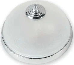 Lido Deckenleuchte Weiß Glas Ø18cm rund klein Wohnzimmer< Deckenleuchten|Flurlampen