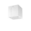 Sollux Deckenleuchte Weiß klein B:10cm eckig Modern FUFIA< Deckenleuchten|Flurlampen