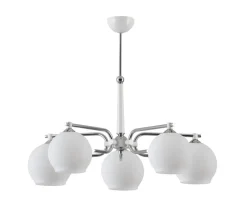 Jupiter Deckenleuchte Weiß Metall Glas ARASNE Esszimmer< Deckenleuchten|Moderne Lampen