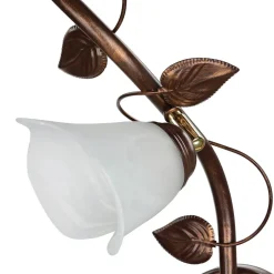 Lamkur Deckenleuchte Wohnzimmer Shabby Braun Floral< Deckenleuchten|Flurlampen