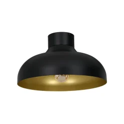 Deckenleuchten|Flurlampen*Luminex Deckenleuchte Wohnzimmer rund 40 cm Metall Schirm