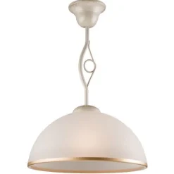 Deckenleuchten|Esszimmer Lampen*Lamkur Deckenleuchte Wohnzimmer Shabby Weiß Jugendstil