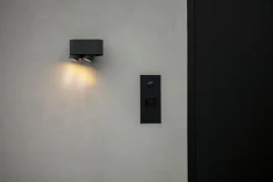 Metall Lampen|Moderne Außenleuchten*Eco-Light Deckenspot Anthrazit B:17,3 cm IP44 GU10 verstellbar