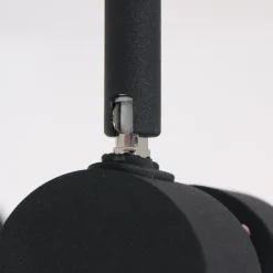 Wohnzimmerlampen|Metall Lampen*Steinhauer Deckenspot beweglich Schwarz 134 cm inkl. GU10 6-flmg