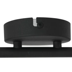 Wohnzimmerlampen|Metall Lampen*Steinhauer Deckenspot beweglich Schwarz 134 cm inkl. GU10 6-flmg