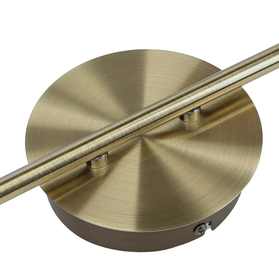 Searchlight Deckenspot 6-flammig IP44 GU10 in Messing Antik Metall Bad< Wohnzimmerlampen|Metall Lampen