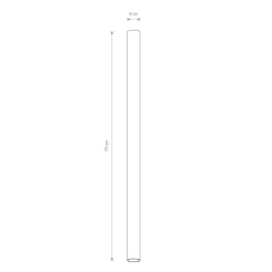 Spots|Feuchtraumleuchten*Nowodvorski Deckenspot Grau GU10 R35 Ø 4 cm H: 75 cm Aluminium Modern