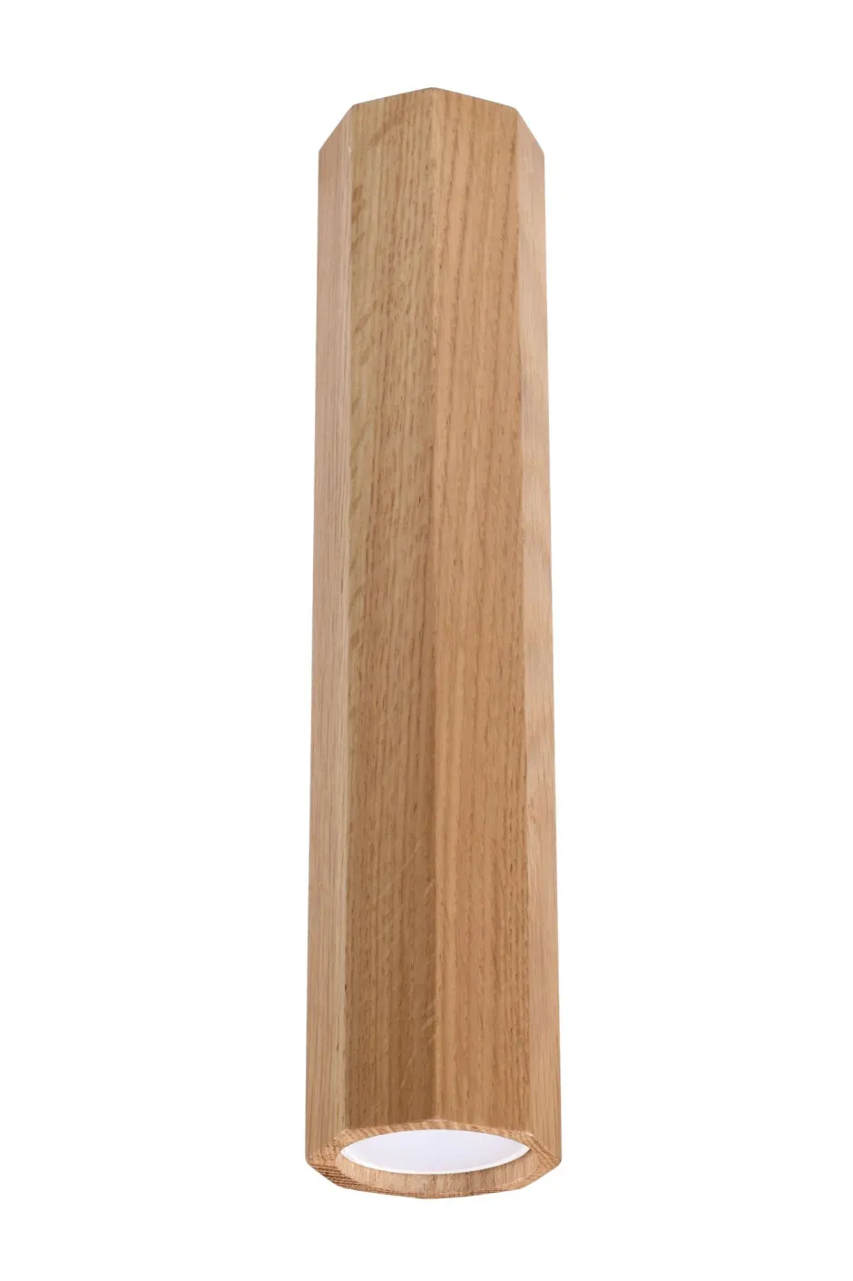 Holzlampen|Moderne Lampen*Sollux Deckenspot Holz H: 30 cm schmal GU10 blendarm Modern