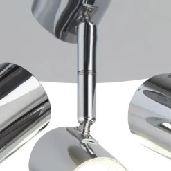 Searchlight Deckenspot LED verstellbar D: 26 cm Chrom rund< Wohnzimmerlampen|Glaslampen