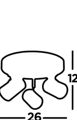 Searchlight Deckenspot LED verstellbar D: 26 cm Chrom rund< Wohnzimmerlampen|Glaslampen